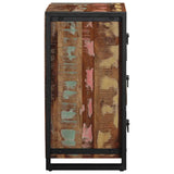 Drawer Cabinet Multicolour 50x35x70 cm Solid Wood Reclaimed 4013584