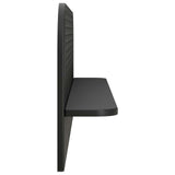 Wall Shelf 2 pcs Black 102 x 13.5 x 37.5 cm Engineered Wood 8014960