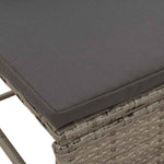 Garden Sofa Set 6 pcs Grey and dark grey Poly Rattan 4104702