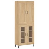 Highboard Sonoma Oak 69,5x34x180 cm Engineered Wood 3199636