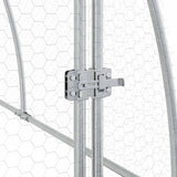 Chicken Cage Silver 600x105x120 cm Galvanised Steel 172554