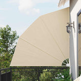 Balcony Privacy Screen 210 x 210 cm Polyester Beige 42000934