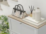 Shoe Cabinet with 3 Flip Drawers, Narrow Shoe Storage Cabinet for 18 Pairs, Freestanding Slim Shoe T3398P344852