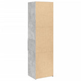 Highboard Concrete Grey 50x42.5x185 cm Engineered Wood 3281458