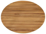 Table Top 80 x 3.5 Round Solid Teak Wood Natural 42033153