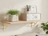 Wall Shelf Brackets 12 pcs Antique White 14.5 x 14.5 x 3.5 cm 42038906