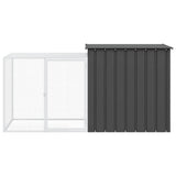 Rabbit Cage Anthracite 200x91x100 cm Galvanised Steel 3155527