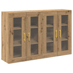 Wall Mounted Cabinet 2 pcs Artisan oak 69.5 x 34 x 90 cm 3334306
