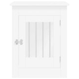 Dog Crate Furniture White 55x80x68 cm Engineered Wood 838323