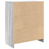 Sideboard with Drawer Grey Sonoma 71x35x84 cm Engineered Wood 861594