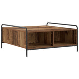 Coffee Table Old Wood 90 x 90 x 41 cm Engineered Wood 8013606