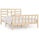 Bed Frame without Mattress 120x200 cm Solid Wood Pine 3107608