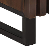Highboard Brown 40x34x110 cm Solid Wood Mango 377581