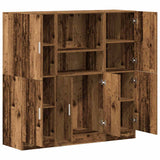 3 Piece Kitchen Cabinet Set Old Wood Engineered Wood 3324158