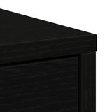 Sideboard with Drawers and Doors Black Oak 70.5x34x74.5 cm 861842