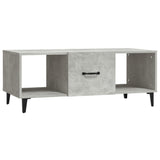 Coffee Table Concrete Grey 102x50x40 cm Engineered Wood 812703