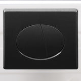 Wall Hung Toilet with Concealed Cistern Ceramic Black 3054477