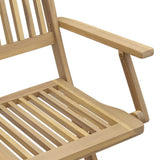 Folding Garden Chairs 2 pcs 54x61x88 cm Solid Wood Acacia 365741