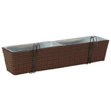 Railing 2 pcs 80 x 17 x 17 cm Metal 42026969