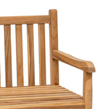 Garden Bench with Storage 150 x 60 x 90 cm Solid Teak Wood 42001960