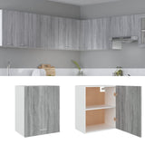 Hanging Cabinet Lyon Grey Sonoma 50x31x60 cm Engineered Wood 815586