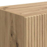 TV Wall Cabinet Artisan Oak 59.5 x 31 x 100 cm Engineered Wood 892378