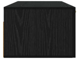 Wall Cabinet Black oak 60 x 36.5 x 35 cm Engineered Wood 8009803