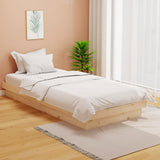 819892 Bed Frame without Mattress Solid Wood 90x200 cm
