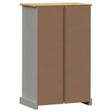 Shoe Cabinet VIGO Grey 60x35x96 cm Solid Wood Pine 353168