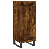Highboard Smoked Oak 34.5x34x180 cm Engineered Wood 3199518