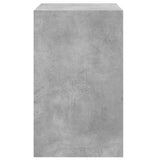 Shoe Cabinet Concrete Grey 60x42x69 cm Engineered Wood 839983