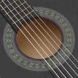 70127 8 Piece Classical Guitar Beginner Set Black 1/2 34