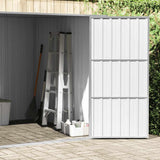 Garden Shed Grey 195x198x159 cm Galvanised Steel 46254
