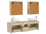 Bathroom Furniture Set 5 pcs Sonoma Oak 3406721