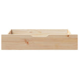 Under-Bed Drawers with Wheels 2 pcs 85x55x17 cm Solid Wood Pine 850926