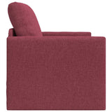 Sofa Bed Wine Red 74 x 77 x 81 cm Fabric 4106624