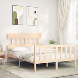 Bed Frame without Mattress 140x200 cm Solid Wood Pine 3193336