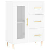 Highboard White 69.5x34x180 cm Engineered Wood 3198585