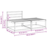 Sectional Sofa Units 2 Piece Natural 900546
