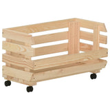 Vegetable Trolley 37x30x80 cm Solid Pinewood 327325