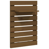 Wall-mounted Bedside Shelves 2 pcs Honey Brown Solid Wood Pine 824771