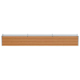 Garden Raised Bed Light Brown 290 x 50 x 36 cm Galvanised Steel 42017345