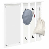 Wall-Mounted Coat Rack White 84 x 10 x 80 cm Engineered wood 874491