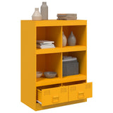 Highboard Mustard Yellow 67x39x95 cm Steel 841802