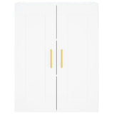 Highboard White 69.5x34x180 cm Engineered Wood 3199609