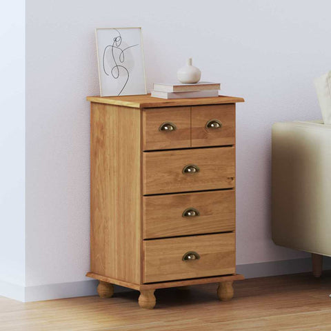 Chest of Drawer ASKIM Brown 45.8 x 40 x 79 cm Solid Pine wood 4105415