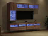 TV Cabinet 7 pcs Artisan Oak Engineered Wood 3402984
