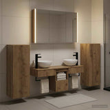 Bathroom Furniture Set 6 pcs Artisan Oak 3407126