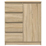 Sideboard with Drawers Sonoma Oak 71x35x84 cm Engineered Wood 861582