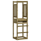 Play Tower Natural Pine Treated Pine Wood Standard Durable 826579